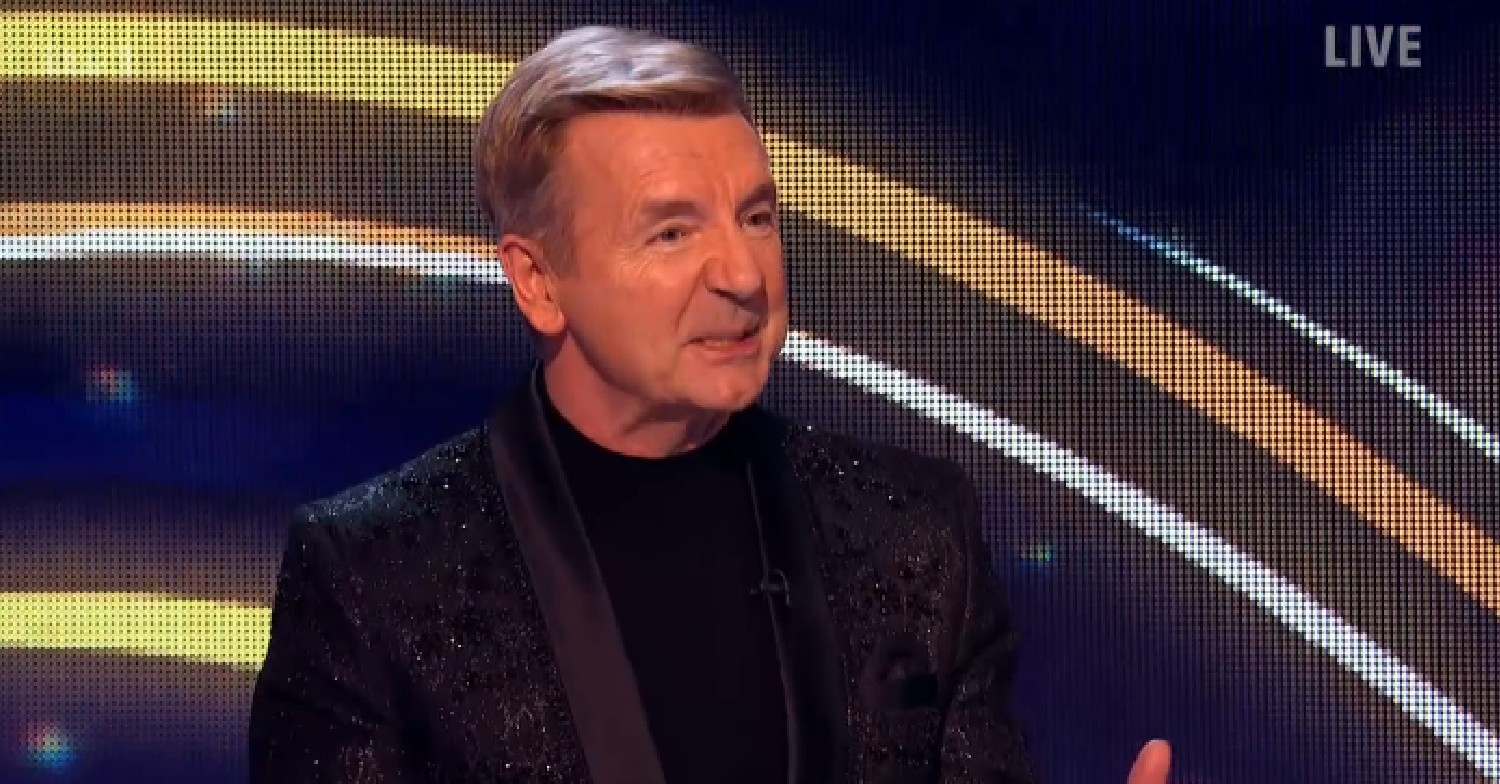 Christopher Dean talking on Dancing On Ice