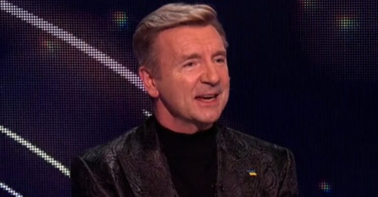 Christopher Dean judging on Dancing On Ice