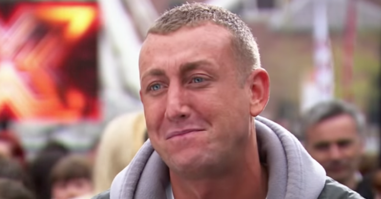 The X factor star Christopher Maloney at his audition