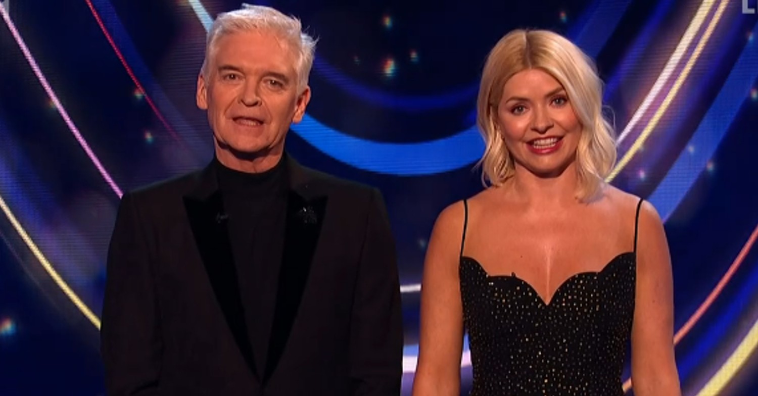 Phillip Schofield and Holly Willoughby on Dancing On Ice 2023