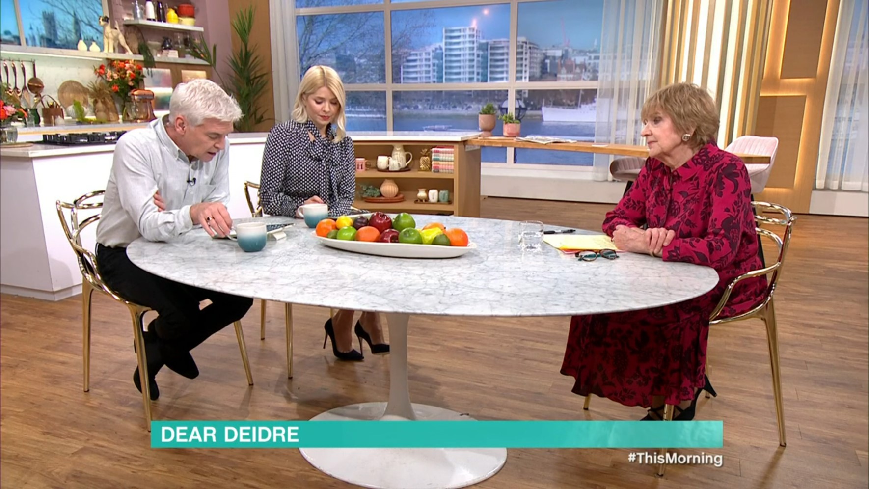 Deidre Sanders talks to Phil and Holly on This Morning