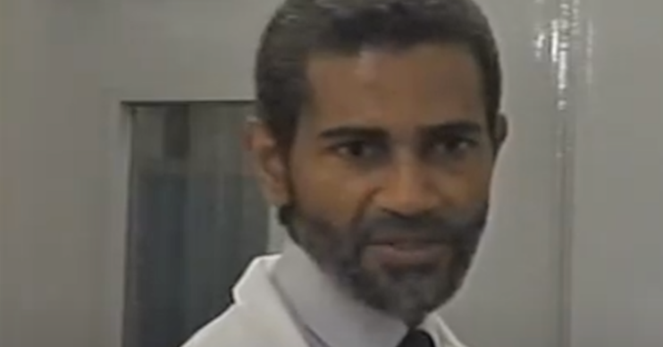 Wyllie Longmore as Dr McKinnon looking worried in Coronation Street