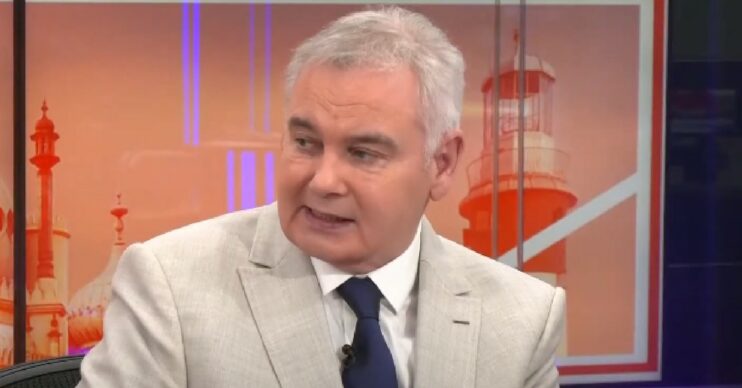 Eamonn Holmes talking on GB News today