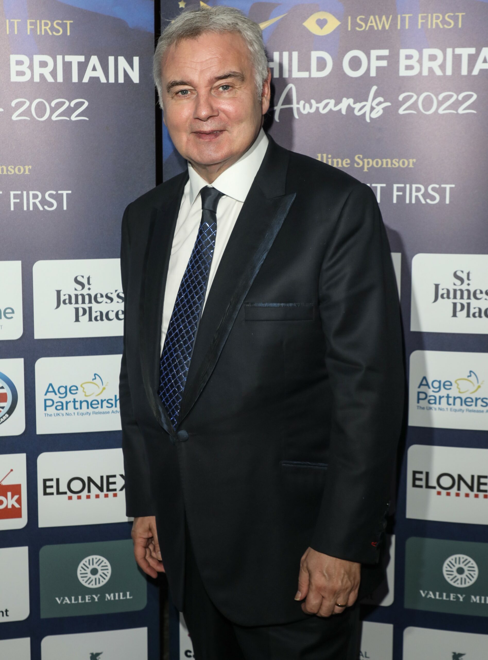 Eamonn Holmes smiling at The Child Of Britain Awards 2022
