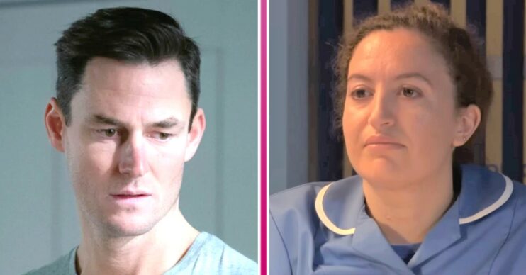 EastEnders' Zack and the nurse at the sexual health clinic split pic