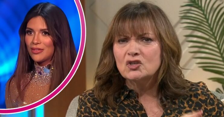 Ekin-Su on Dancing On Ice and Lorraine Kelly frowning today