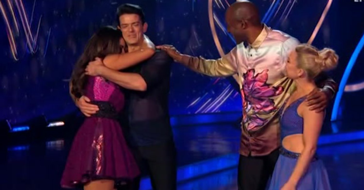 Ekin-Su and Brendyn Hatfield winning the dance off