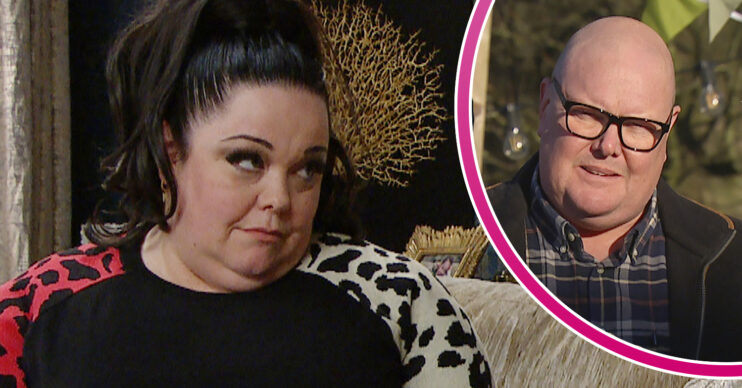 Emmerdale's Mandy is making a move on Paddy and, in a bubble, Paddy is looking concerned