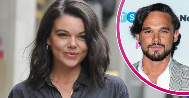 Faye Brookes smiles tightly, Gareth Gates smoulders