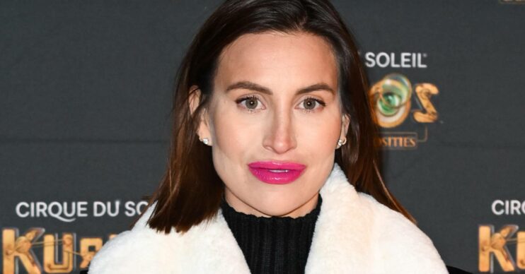 Ferne McCann looks at the camera