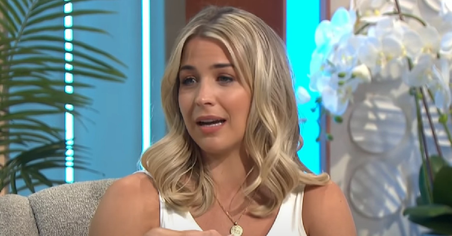 Gemma Atkinson speaking on Lorraine