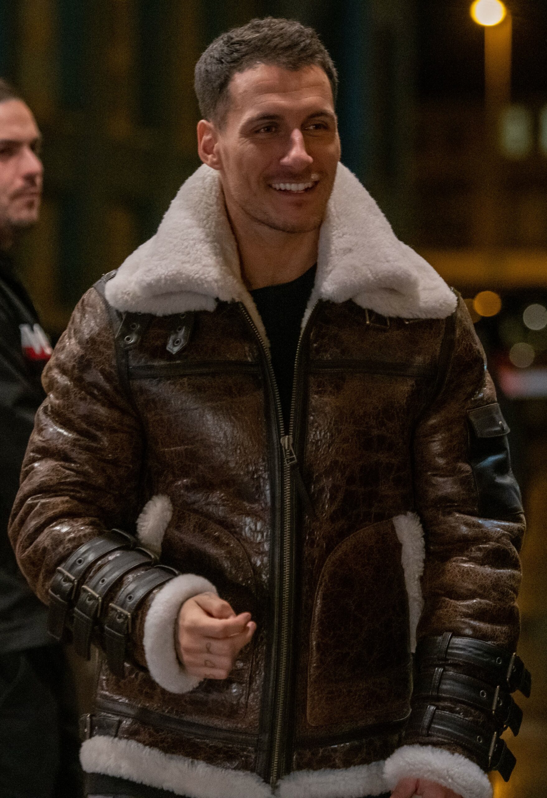 Strictly star Gorka Marquez smiles during night out