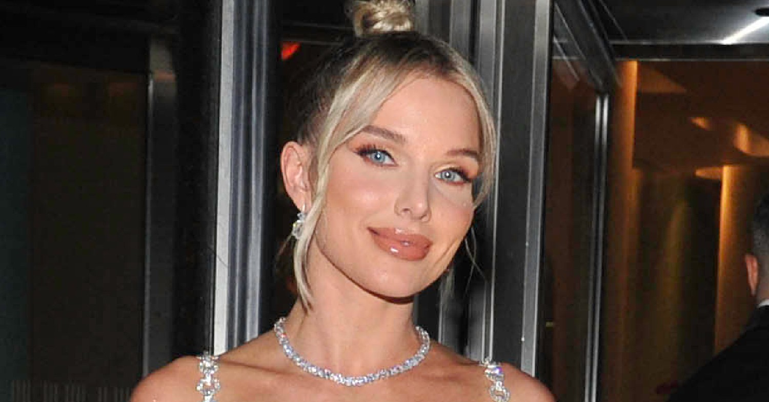 Helen Flanagan smiling at event