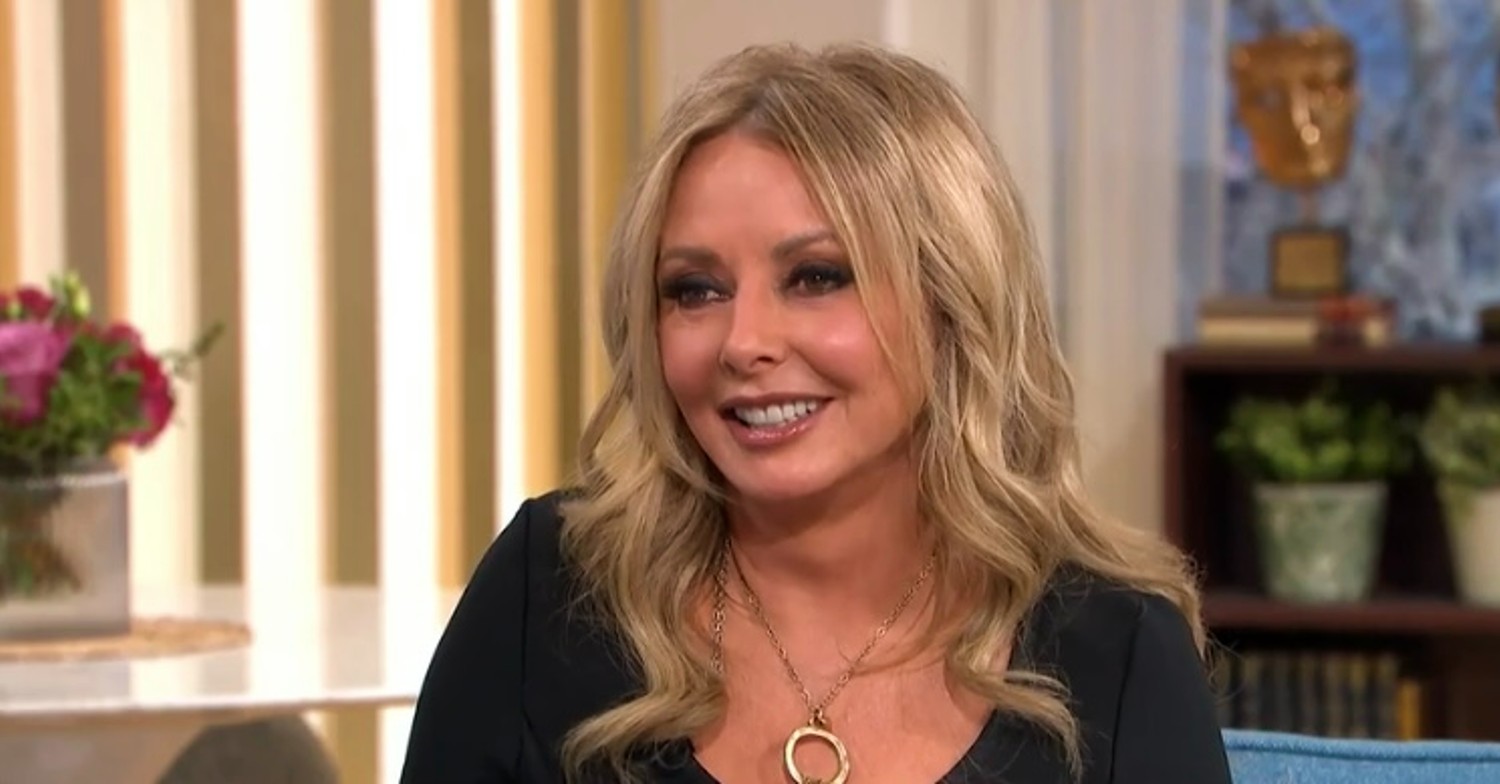 Carol Vorderman smiling on This Morning