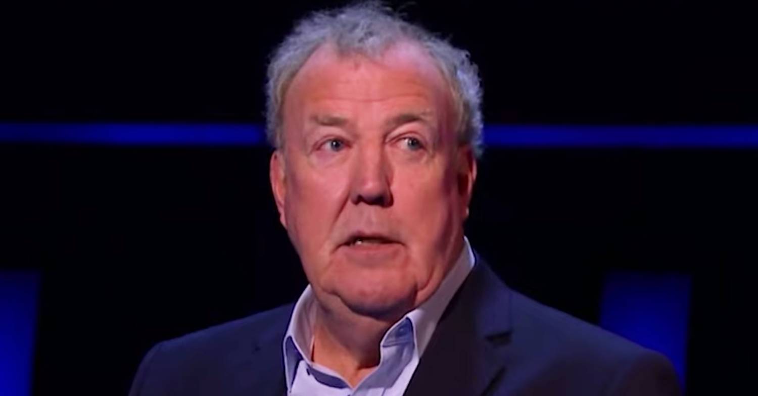 Jeremy Clarkson looks aside while presenting ITV game show Who Wants To Be A Millionaire?