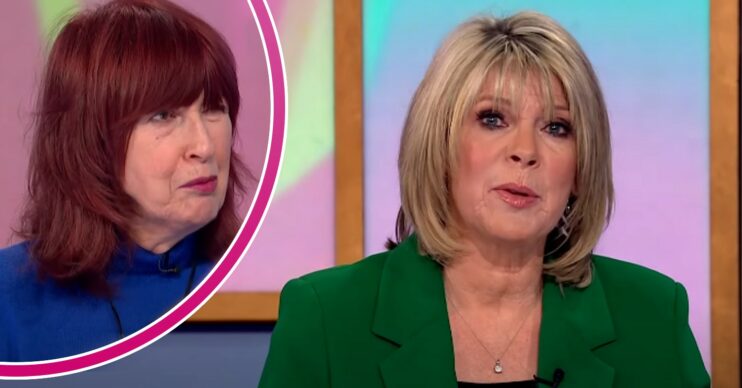 Janet Street-Porter and Ruth Langsford on Loose Women today