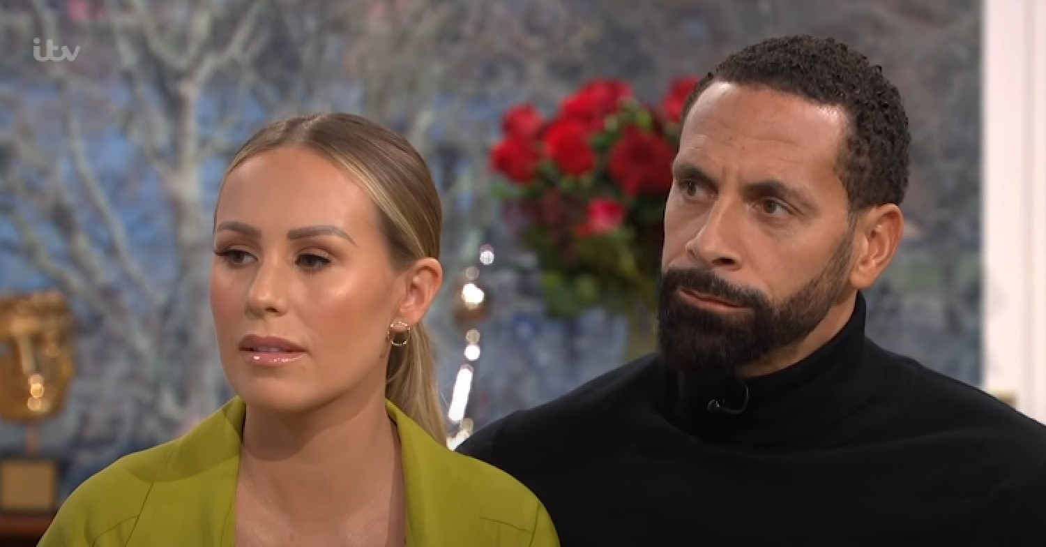 Kate Ferdinand and husband Rio on This Morning