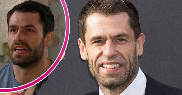 Kelvin Fletcher teases Andy Sugden return composite image