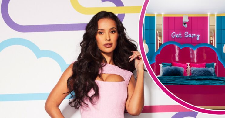 Maya Jama and the Love Island 2023 villa