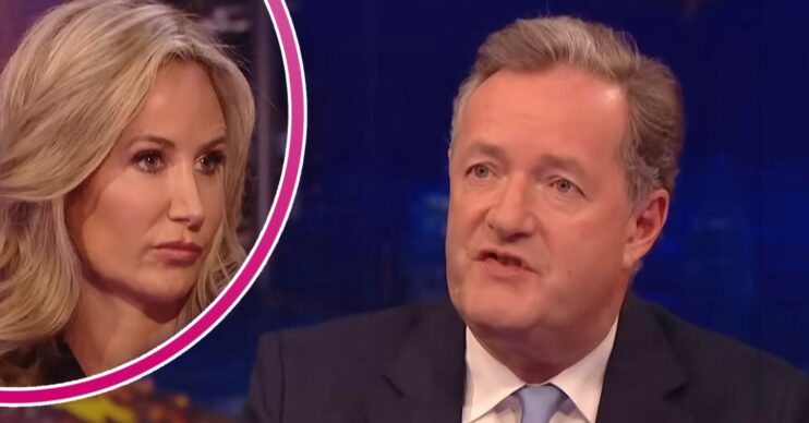 Lady Victoria and Piers Morgan on TalkTV Uncensored