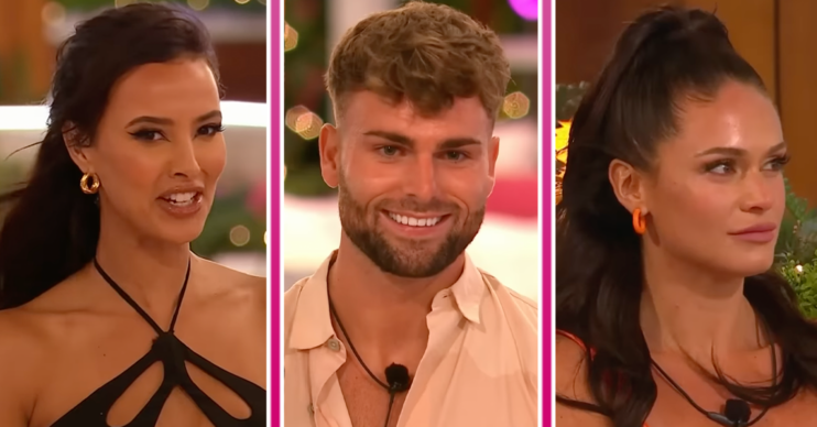 Maya Jama and two stars of Love Island 2023