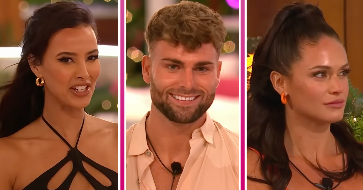 Maya Jama and two stars of Love Island 2023