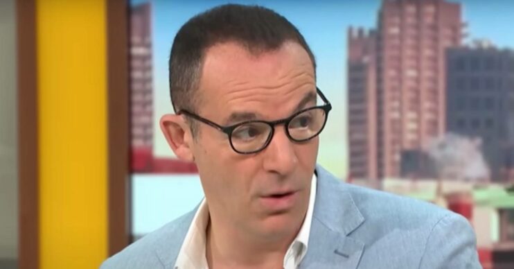 Martin Lewis wearing glasses on Good Morning Britain