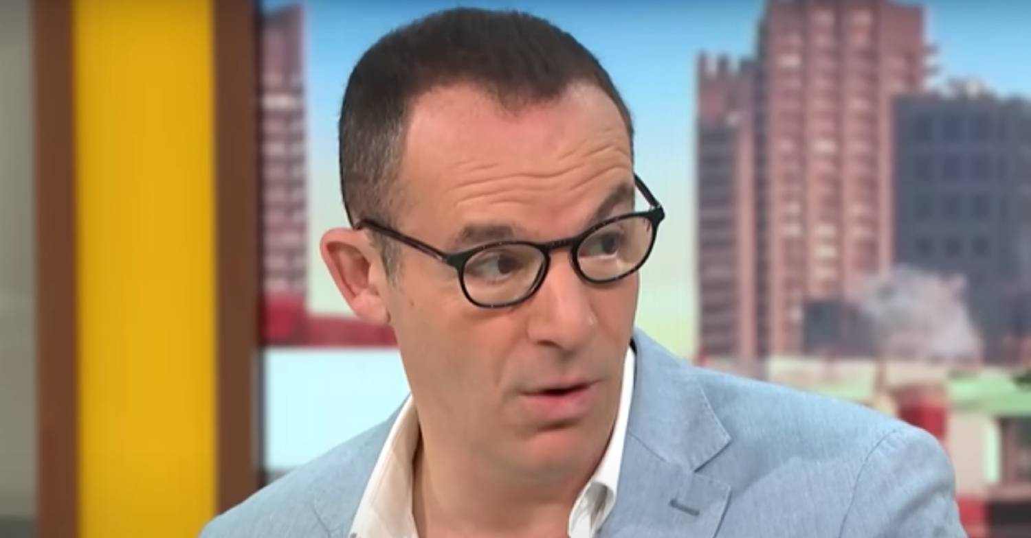 Martin Lewis wearing glasses on Good Morning Britain