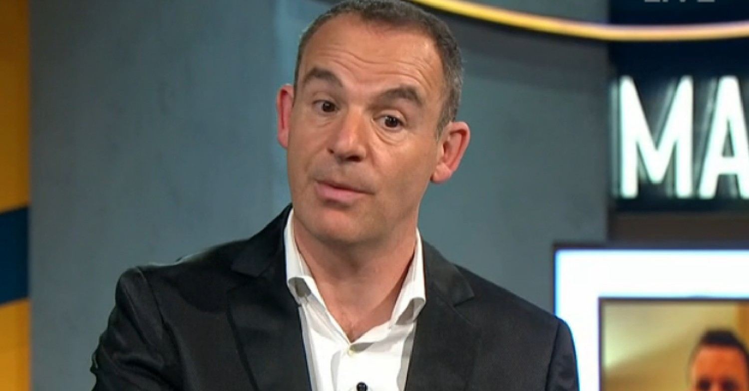 Martin Lewis looks serious on his money show