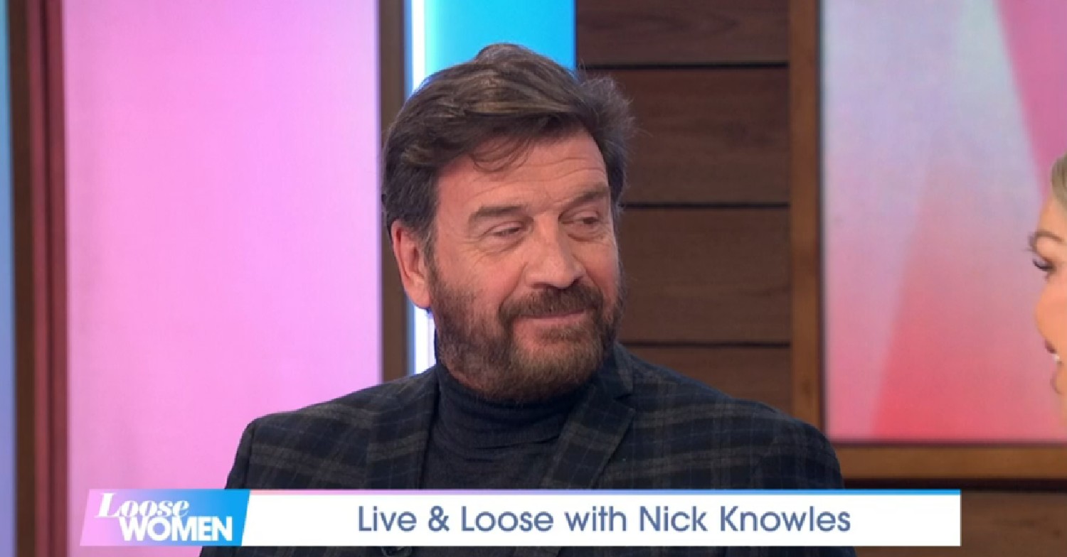 Nick Knowles smiling on Loose Women today