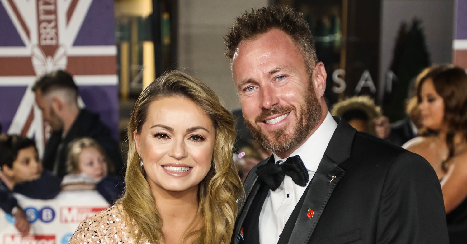 Ola and James Jordan smiling at NTAs