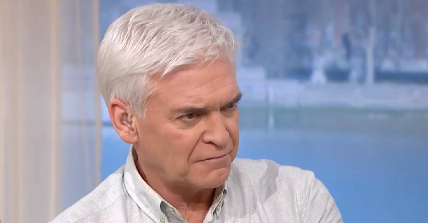 Phillip Schofield frowns on This Morning