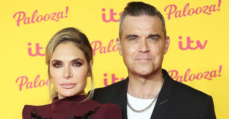 Robbie and Ayda at ITV event