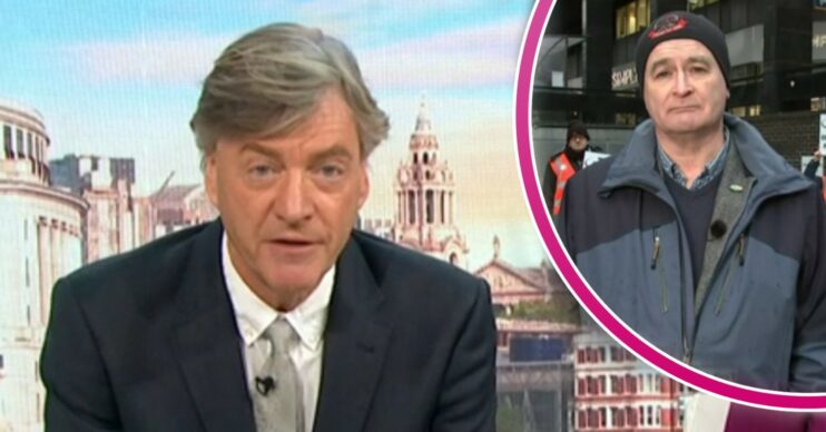 Richard Madeley vs Mick Lynch on Good Morning Britain today
