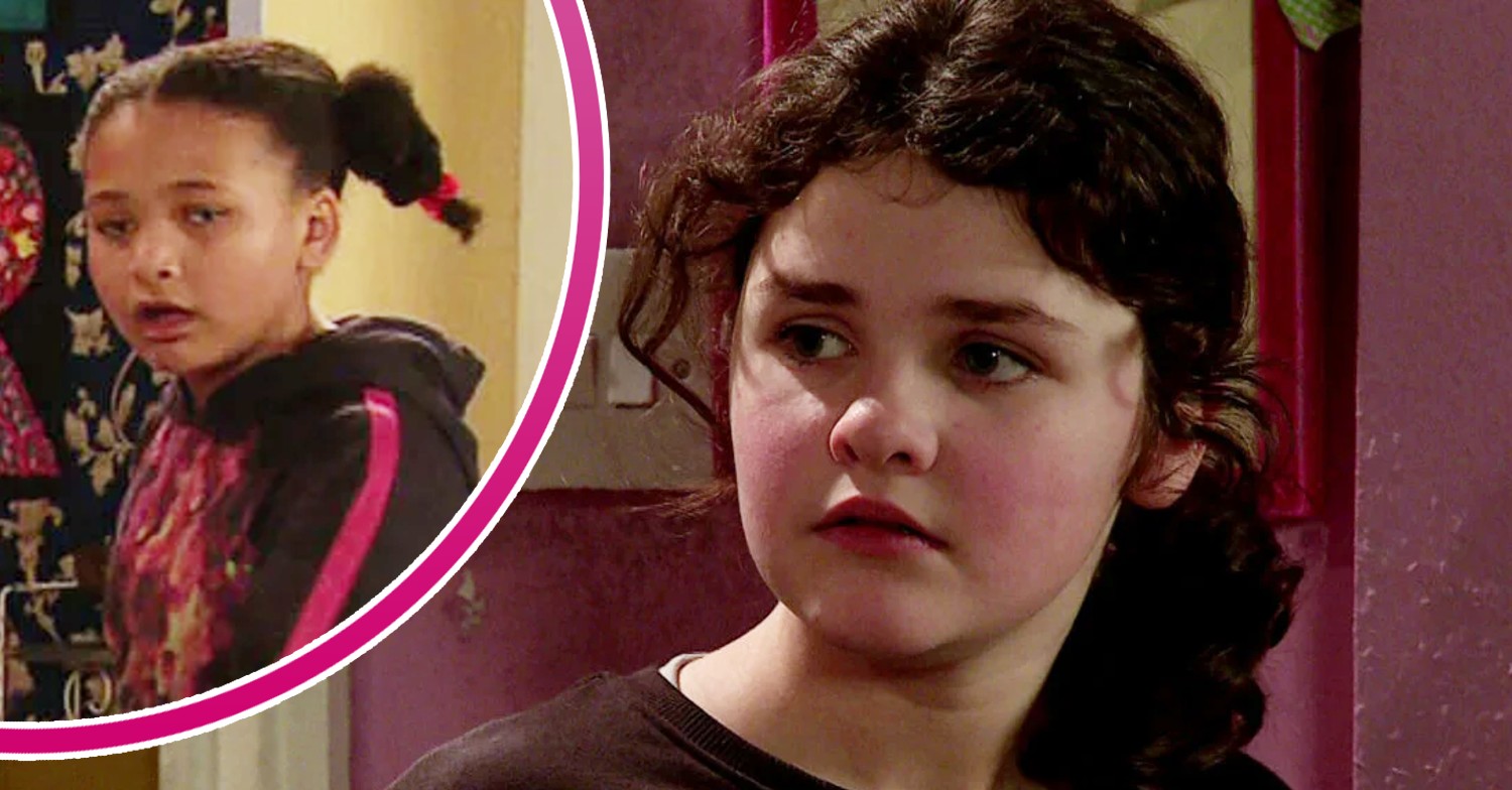 Hope looks shocked - inset, Ruby is horrified (Credit: ITV/Composite: Entertainment Daily)