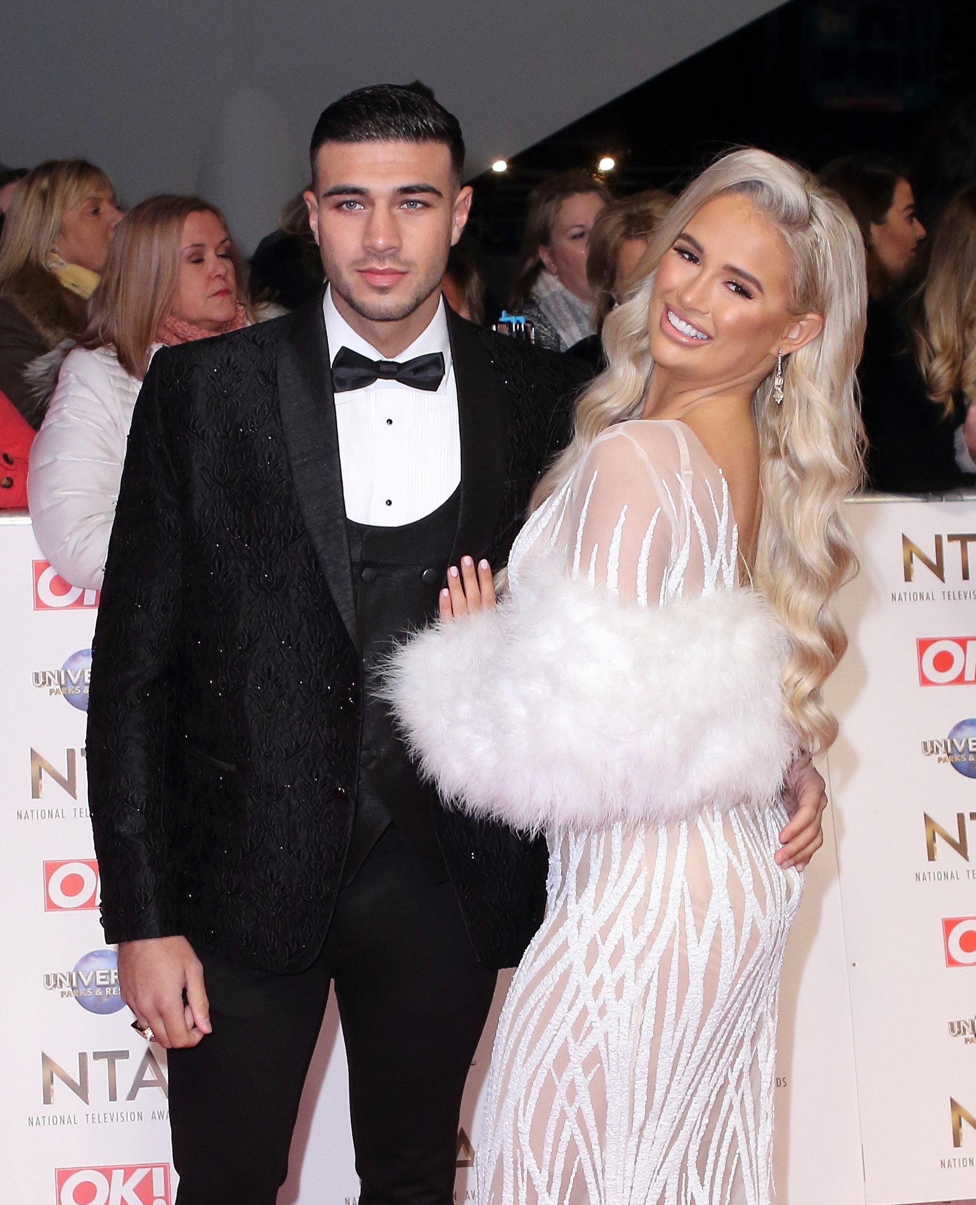 Molly-Mae Hague and Tommy Fury on the red carpet posing