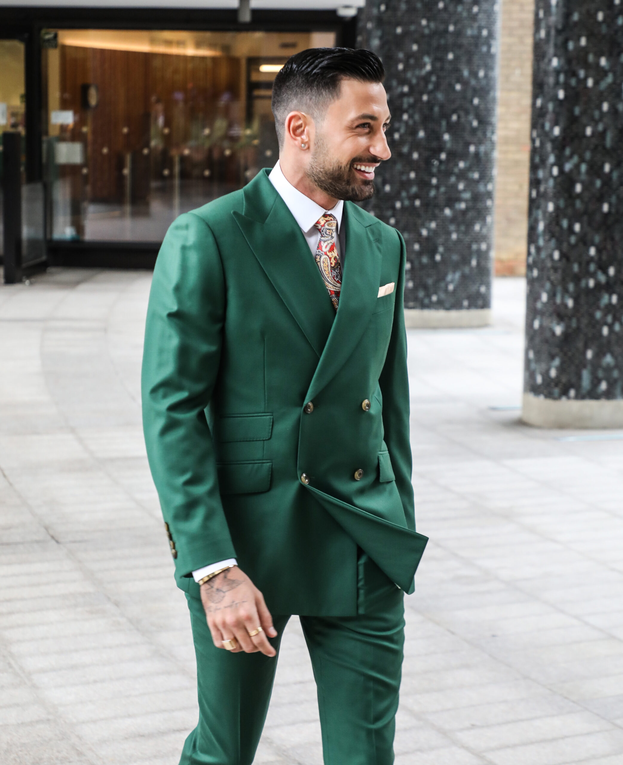 Strictly Come Dancing star Giovanni Pernice is seen leaving ITV 