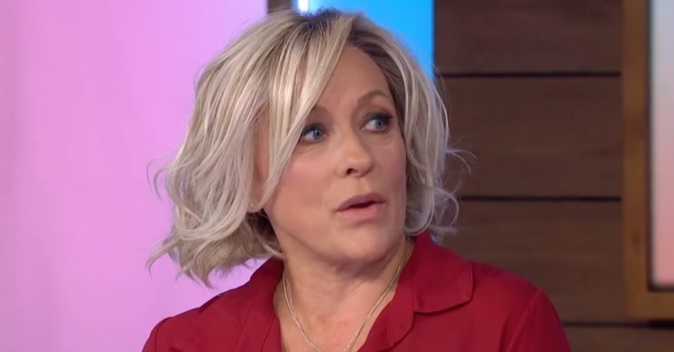 Sarah Beeny speaking about her cancer diagnosis on Loose Women