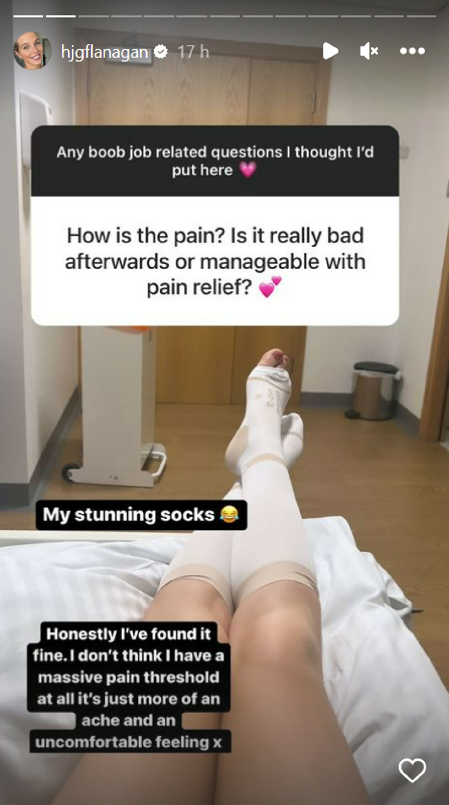Helen Flanagan's Instagram story