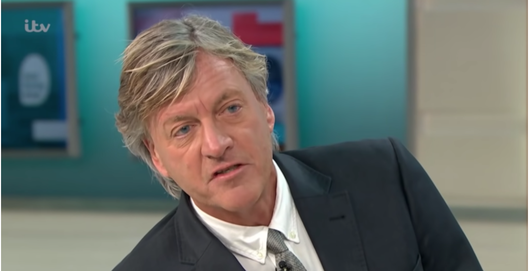 Richard Madeley looking annoyed on GMB