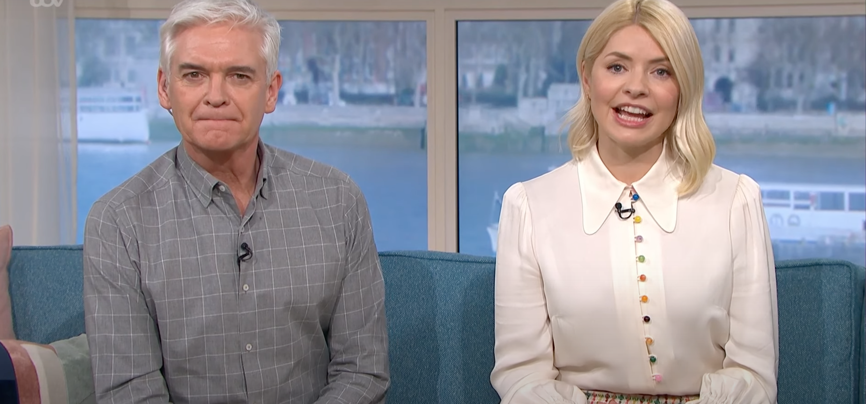 Phillip Schofield and Holly Willoughby on This Morning today