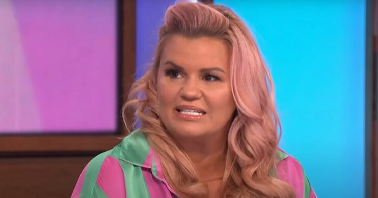 Kerry Katona talking on Loose Women