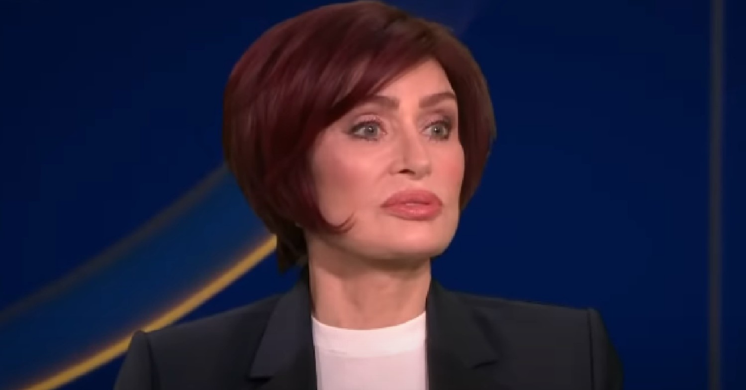 Sharon Osbourne speaking on TalkTV show