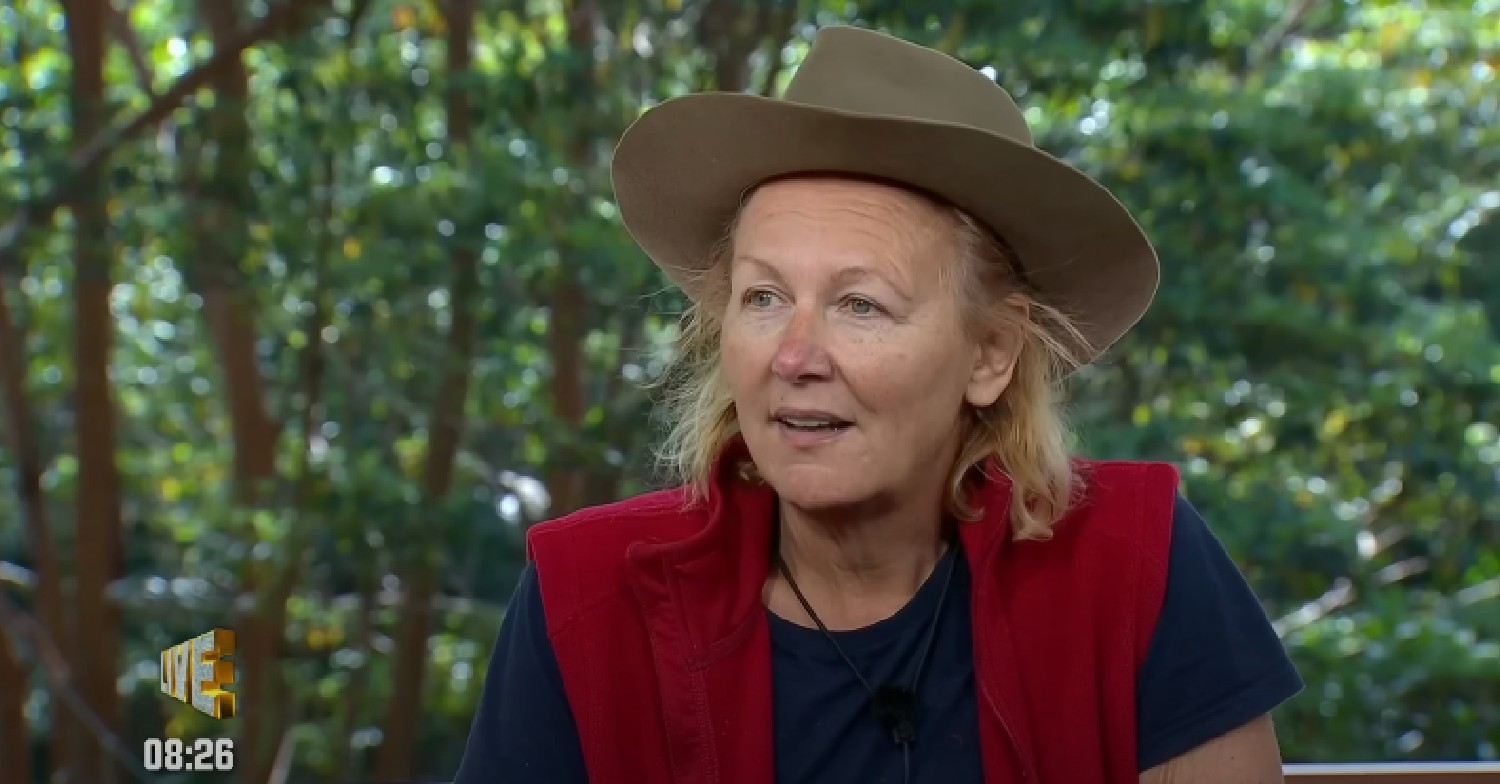 Sue Cleaver during I'm A Celebrity exit interview