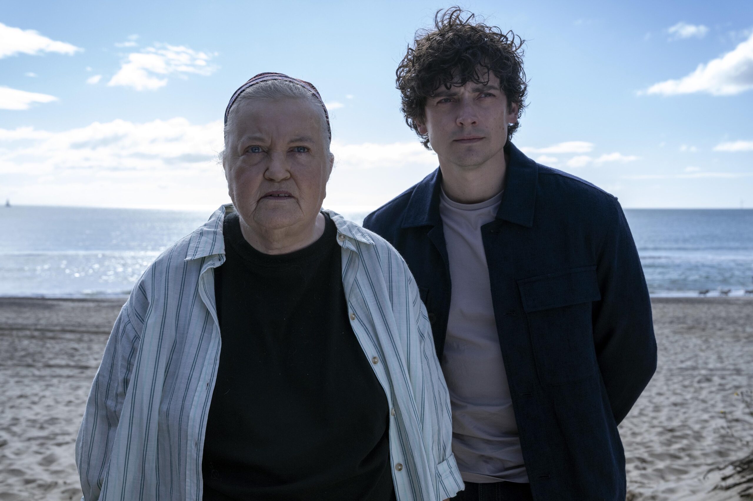 Brenda Fricker and Aneurin Barnard in The Catch
