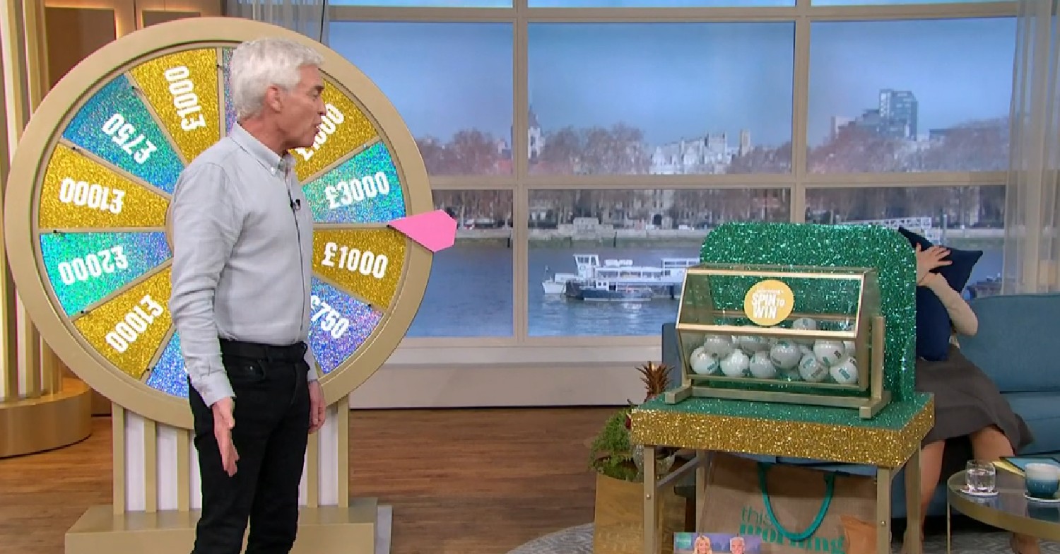 Phillip Schofield scolding Holly Willoughby on This Morning today