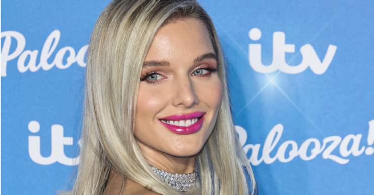 Helen Flanagan smiling at a red carpet event