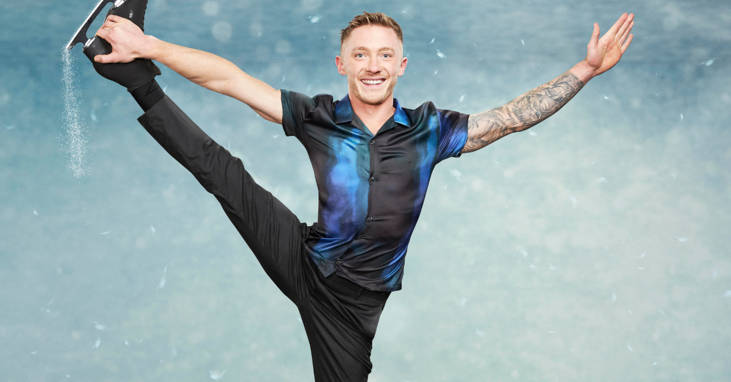 Nile Wilson posing for Dancing On Ice 2023 