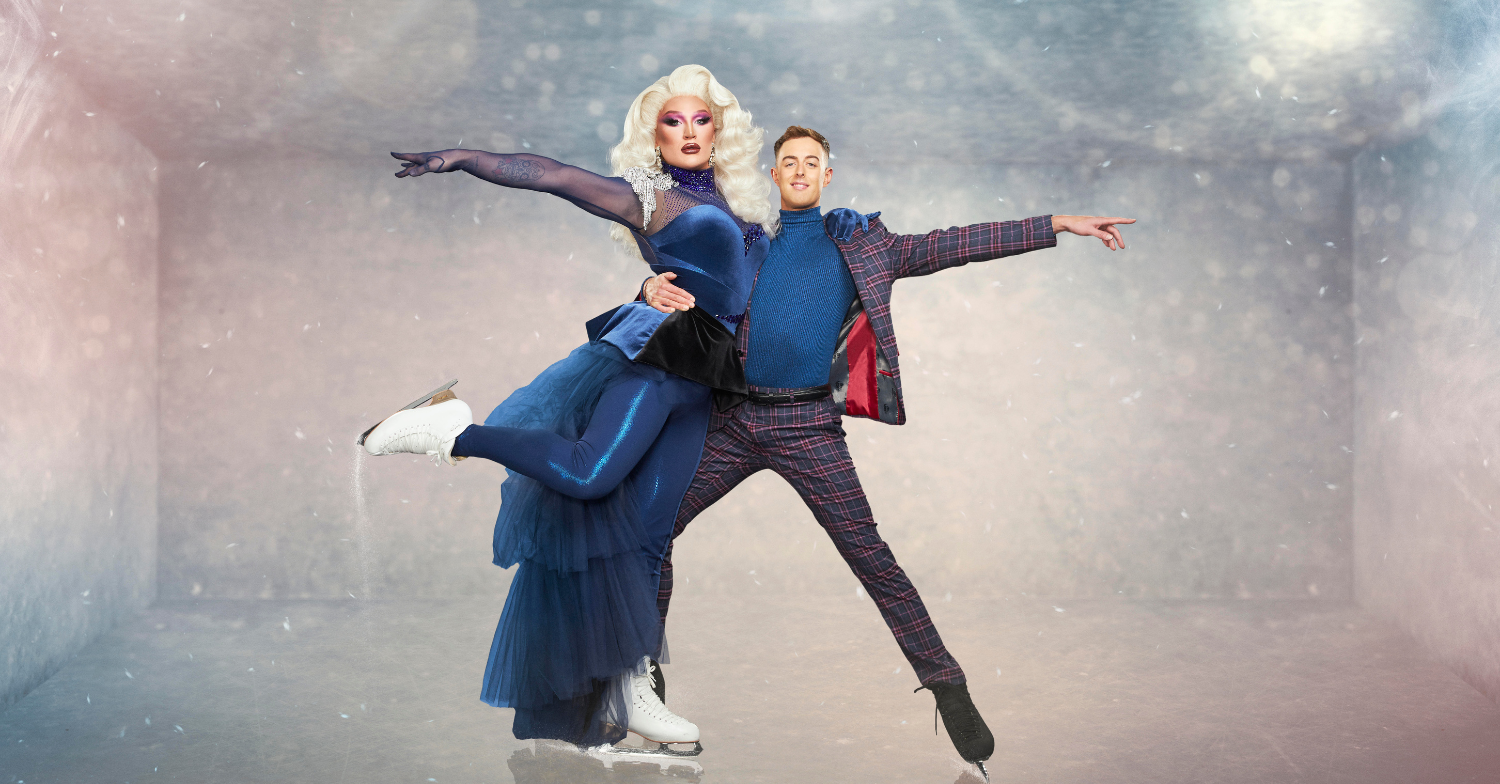 The Vivienne and Colin Grafton posing for Dancing On Ice