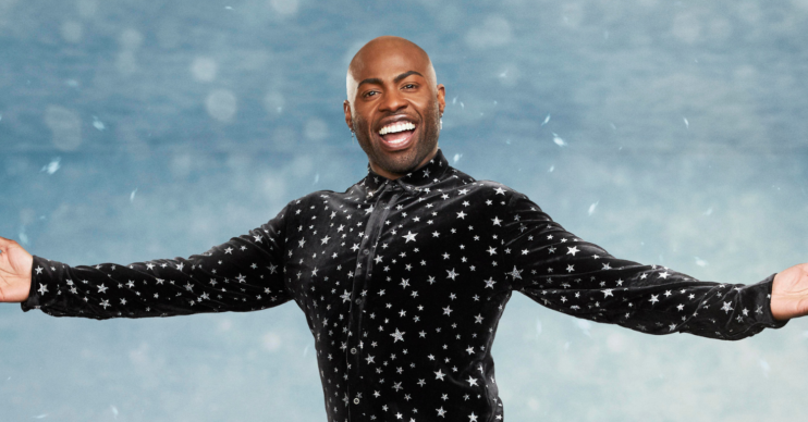 Dancing On Ice star Darren Harriott smiling